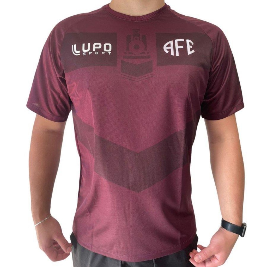 Camisa Oficial de Treino Ferroviaria 2022 Lupo - Masculina - Foto 1
