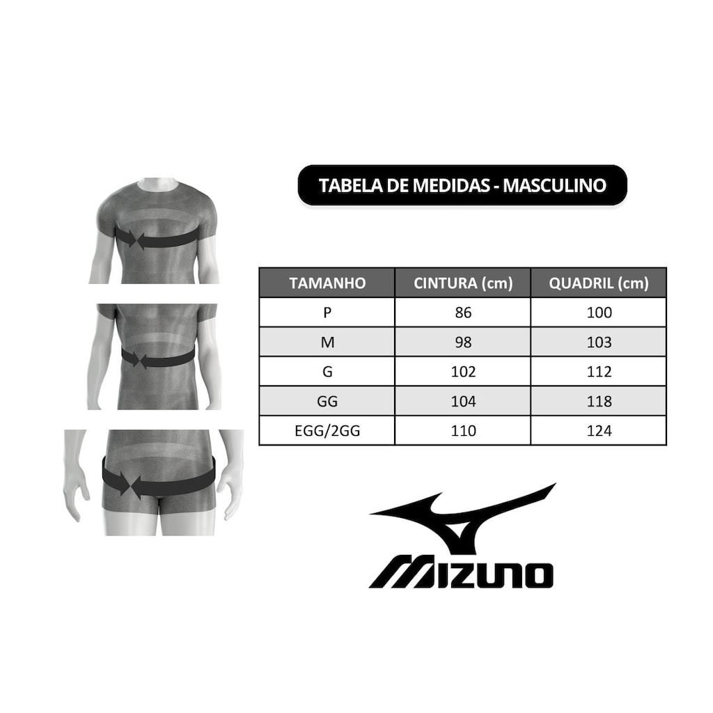 Imagem 5 do produto Bermuda Masculina Mizuno Big Logo