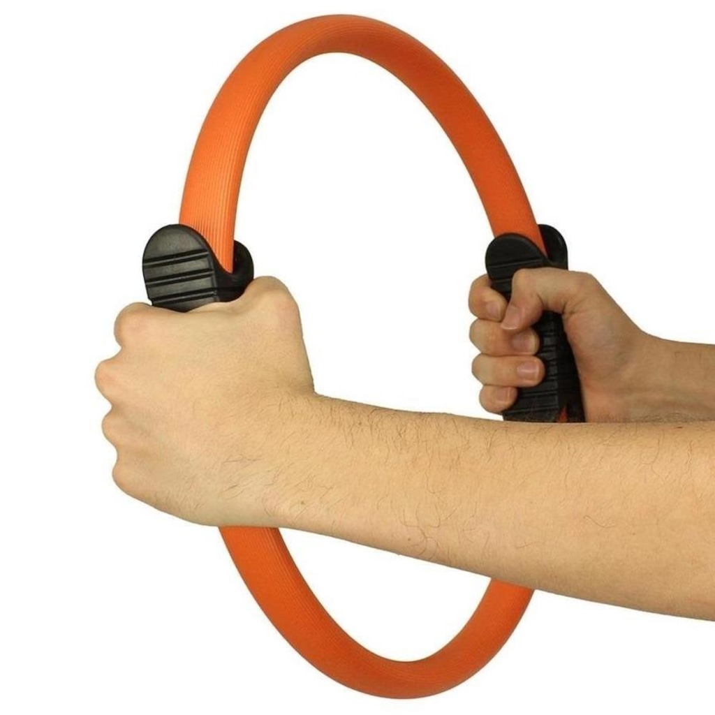Imagem 5 do produto Anel de Pilates e Exercícios Hidrolight FL37 - 38Cm - Laranja e Preto