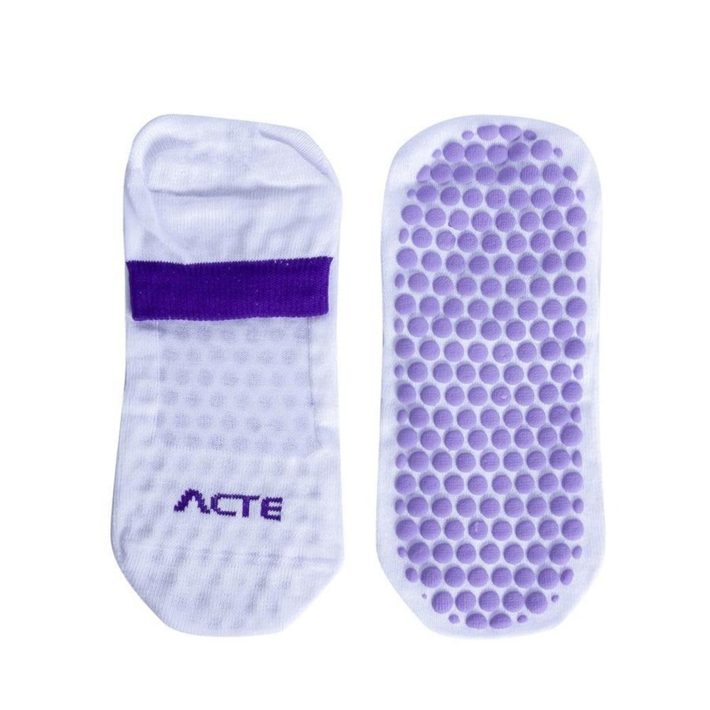Imagem 4 do produto Par de Meias para Pilates Acte Sports - Tam 34-38 F3-BRX - Adulto
