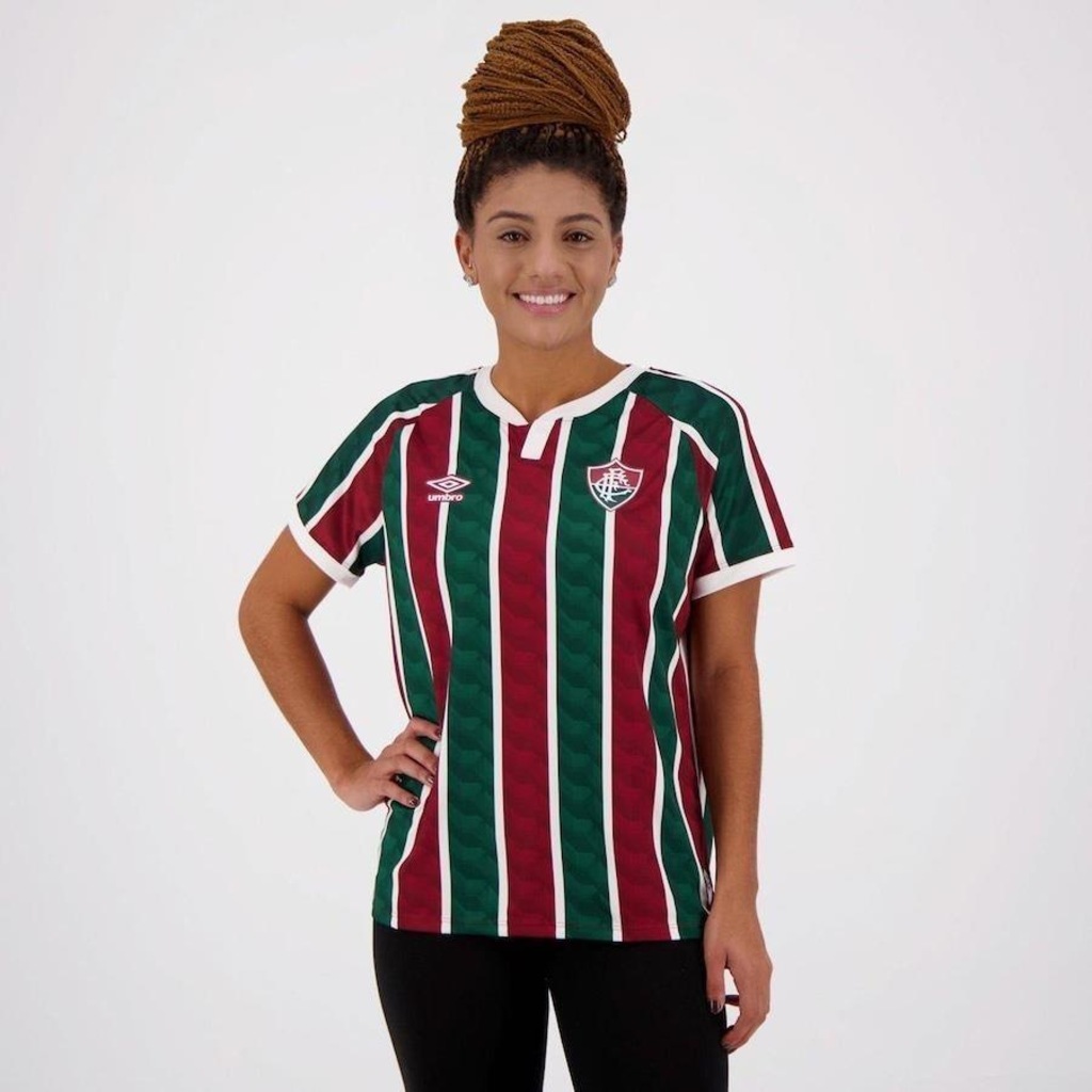 Camisa do Fluminense I 2020 Umbro - Feminina - Foto 1