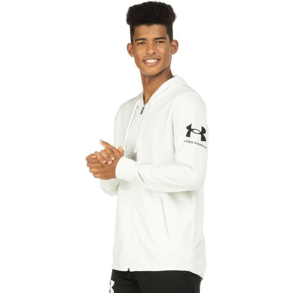Imagem 3 do produto Jaqueta com Capuz Under Armour Rival Terry FZ HD - Masculina