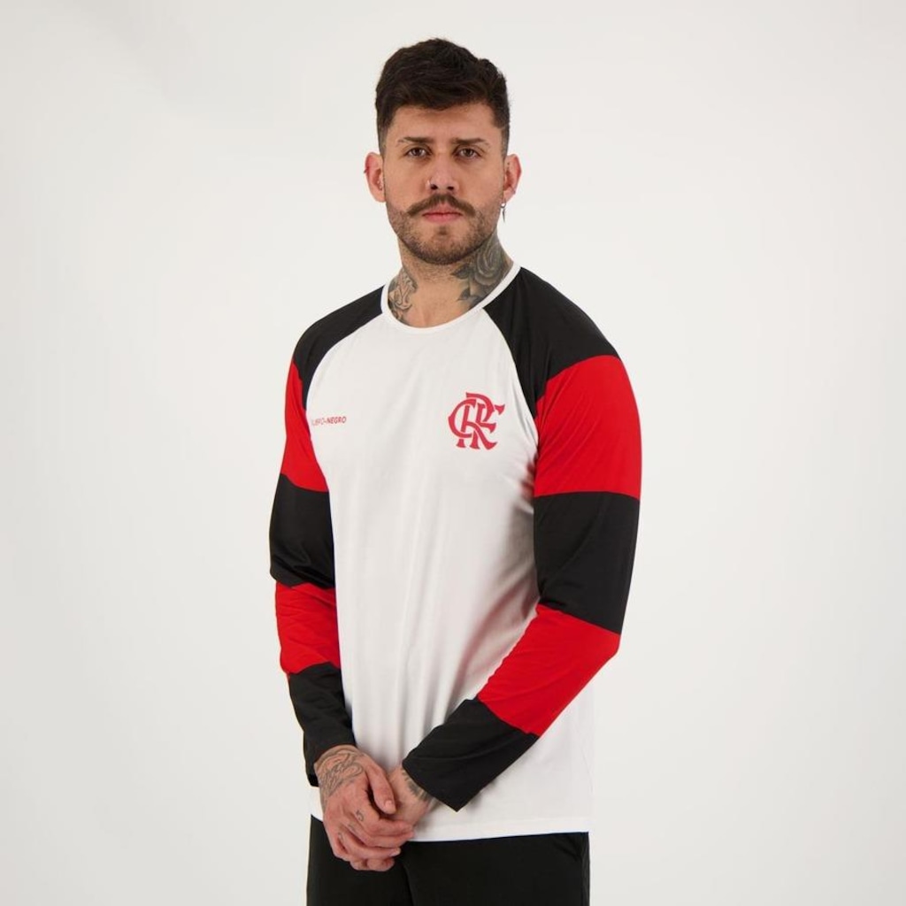 Imagem 2 do produto Camisa Manga Longa Futfantics Flamengo Steep - Masculina
