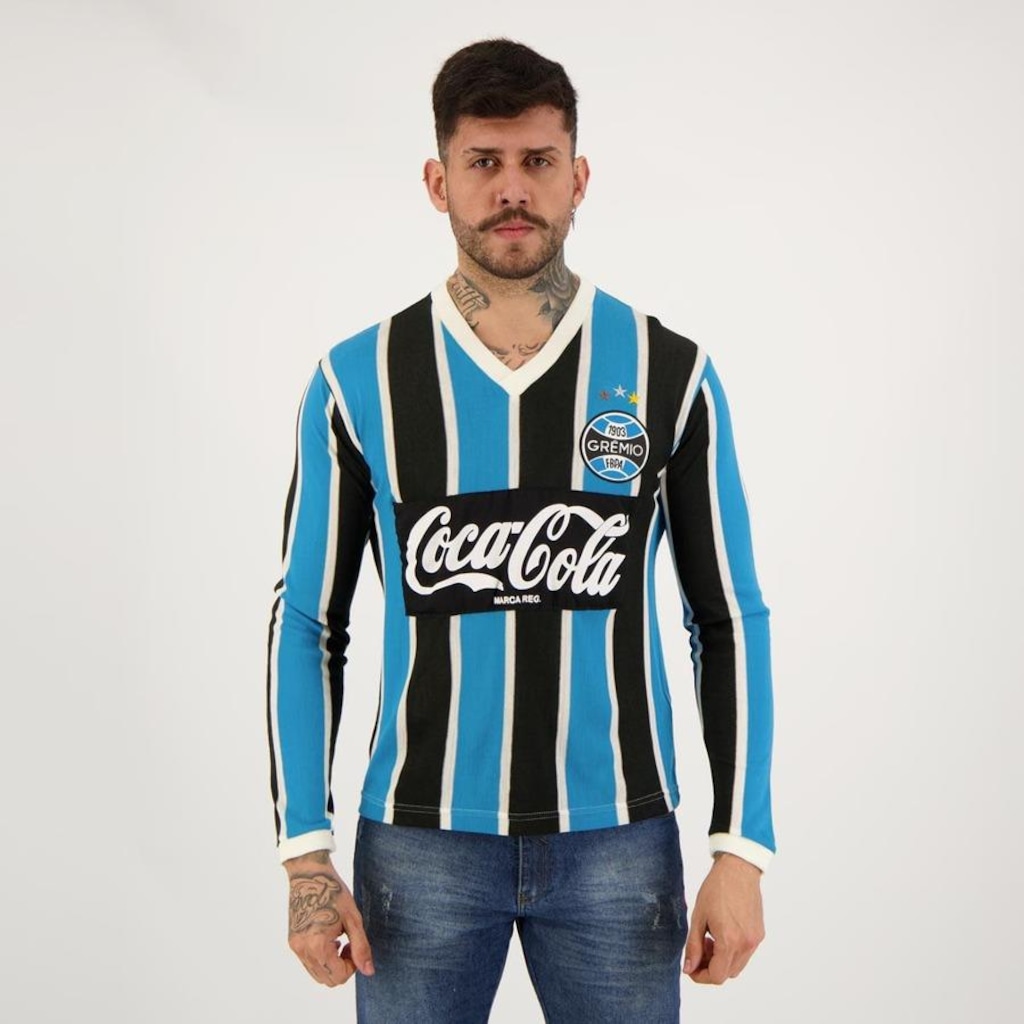 Camisa Manga Longa Futfanatics Grêmio Retrô 1989 - Masculina