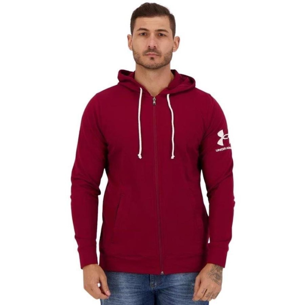 Imagem 1 do produto Jaqueta com Capuz Under Armour Rival Terry FZ HD - Masculina