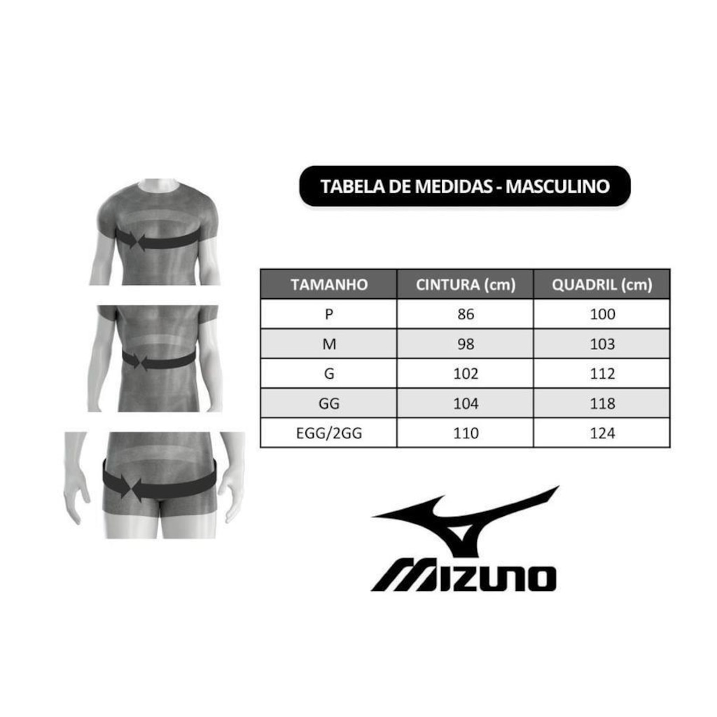 Imagem 4 do produto Bermuda Masculina Mizuno Root Mesh