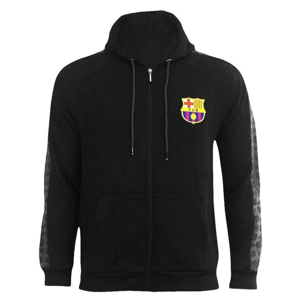 Jaqueta Com Capuz Balboa Barcelona - Masculina - Foto 1