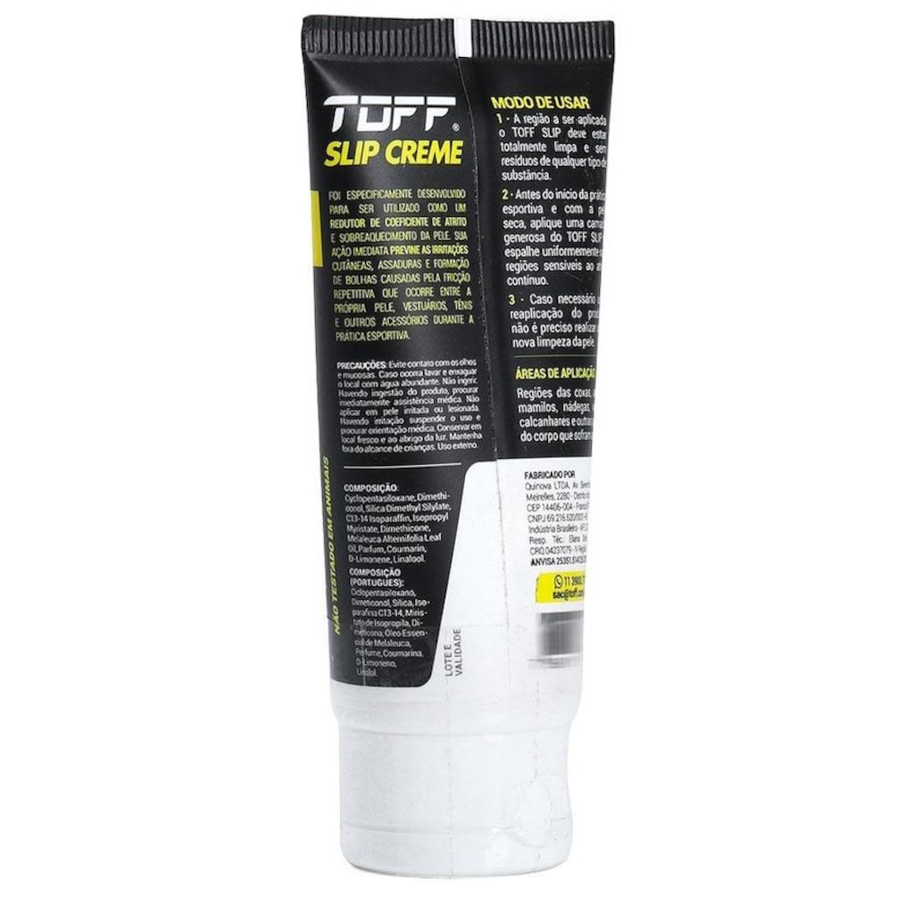 Imagem 4 do produto Creme Protetor Antiatrito para as Mãos Toff Slip - 60g