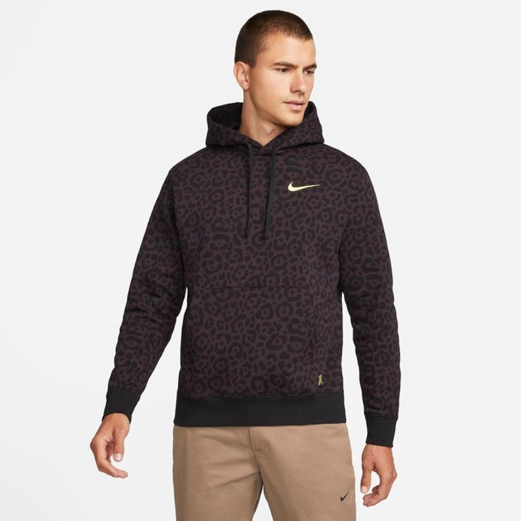Blusão do Brasil Nike Sportswear Club Fleece - Masculino - Foto 1