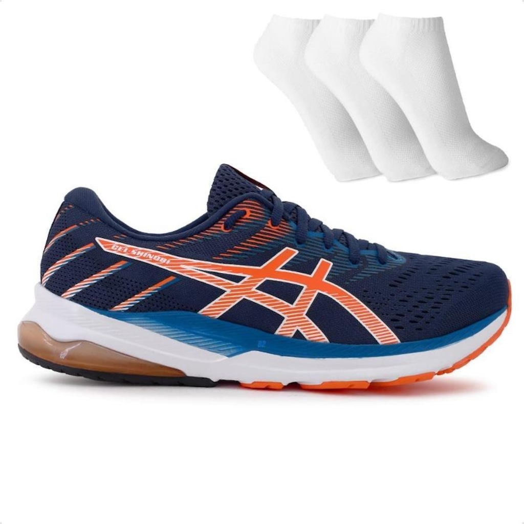 Tênis Asics Gel Shinobi + 3 Pares de Meia - Masculino