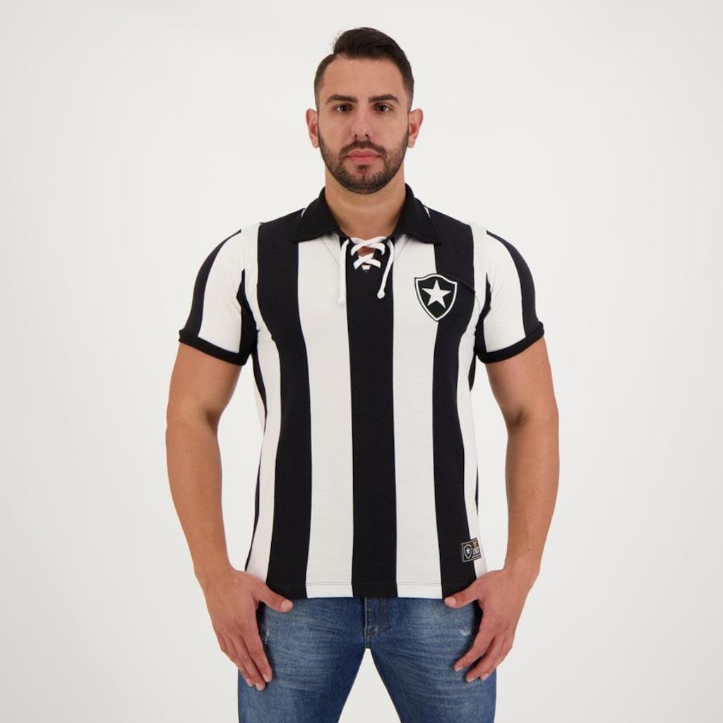 Camisa do Botafogo Futfanatics Retrô 1910 Escudo - Masculina