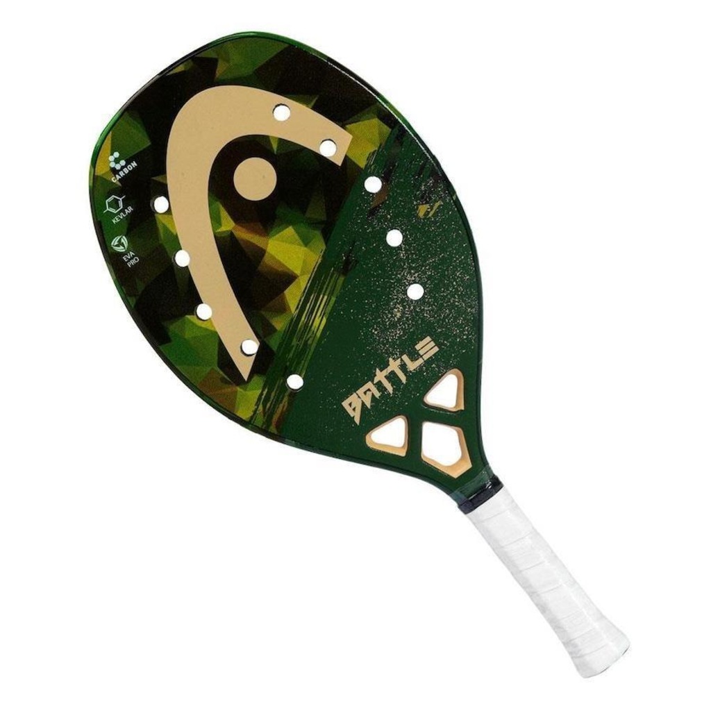 Imagem 2 do produto Raquete de Beach Tennis Head Battle Kevlar Carbono Camo