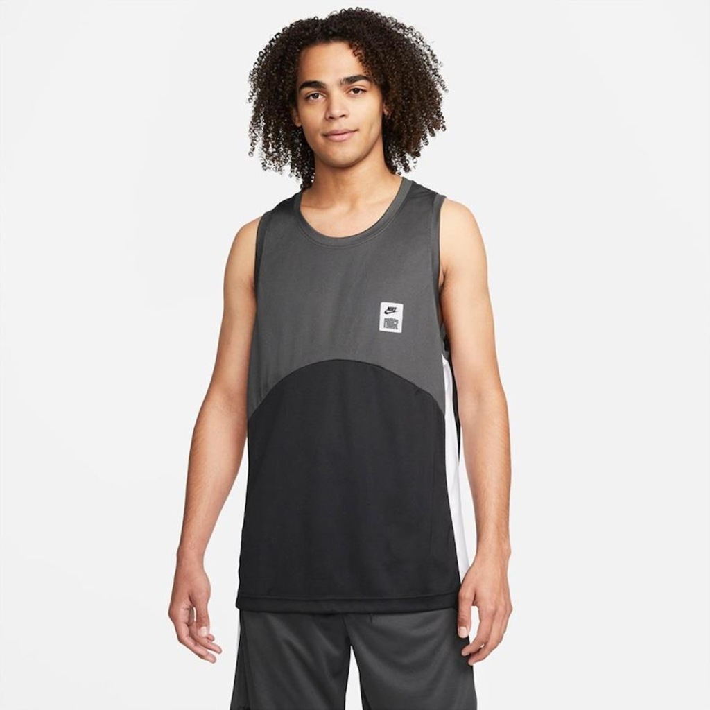 Camiseta Regata Nike Dri-FIT Starting 5 - Masculina - Foto 1