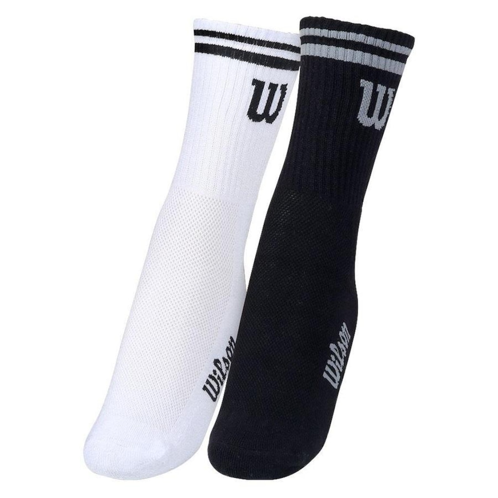 Imagem 4 do produto Kit de Meias Cano Alto Wilson B2412405PTBR com 2 Pares - 39 a 44 - Adulto