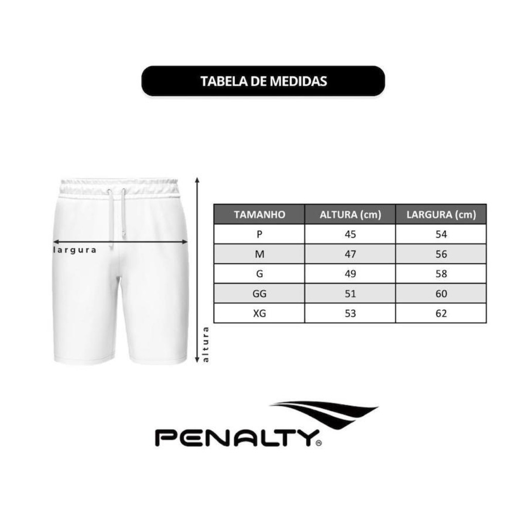 Kit de Bermudas Penalty X com 2 Unidades - Masculina