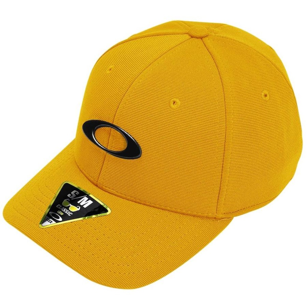 Boné Aba Curva Oakley Tincan Cap Amber Logo Blackout - Fechado - Adulto - Foto 1
