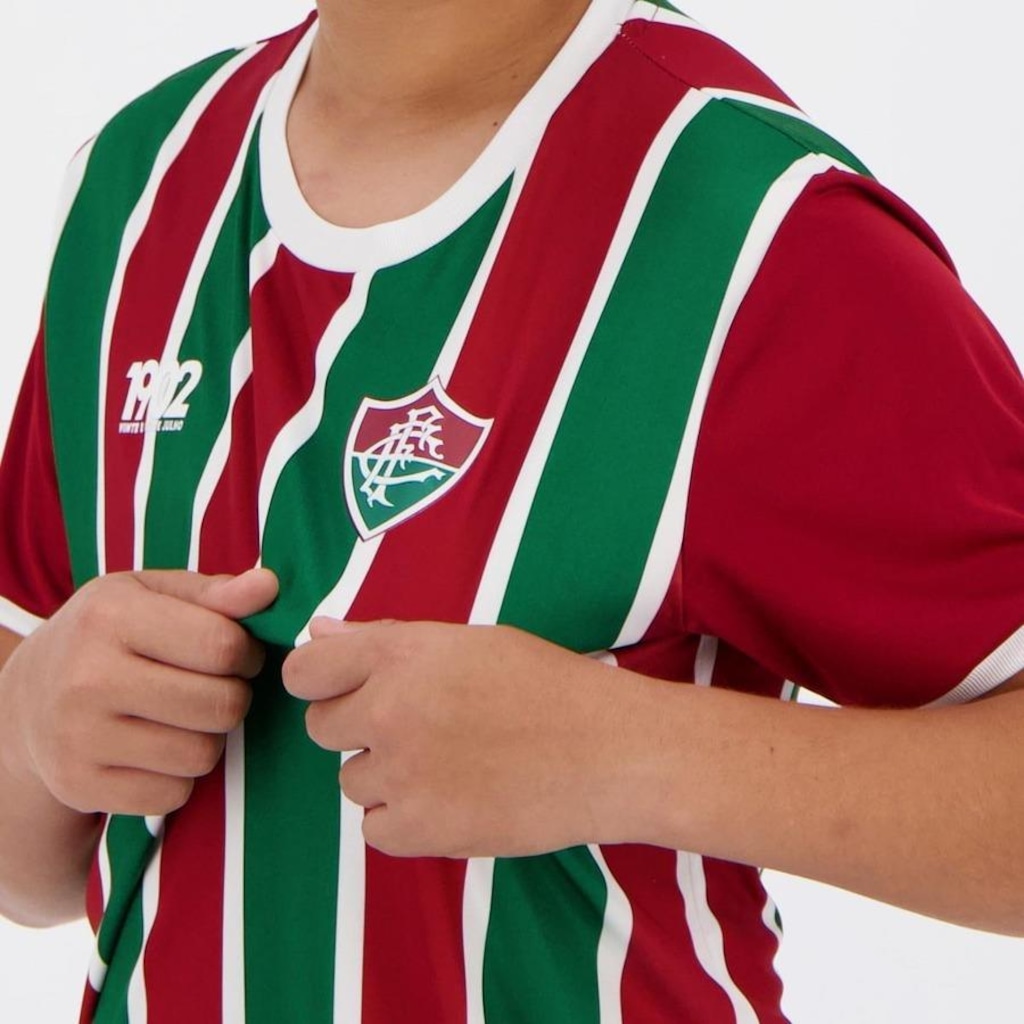 Imagem 4 do produto Camiseta do Fluminense Juvenil Attract Braziline
