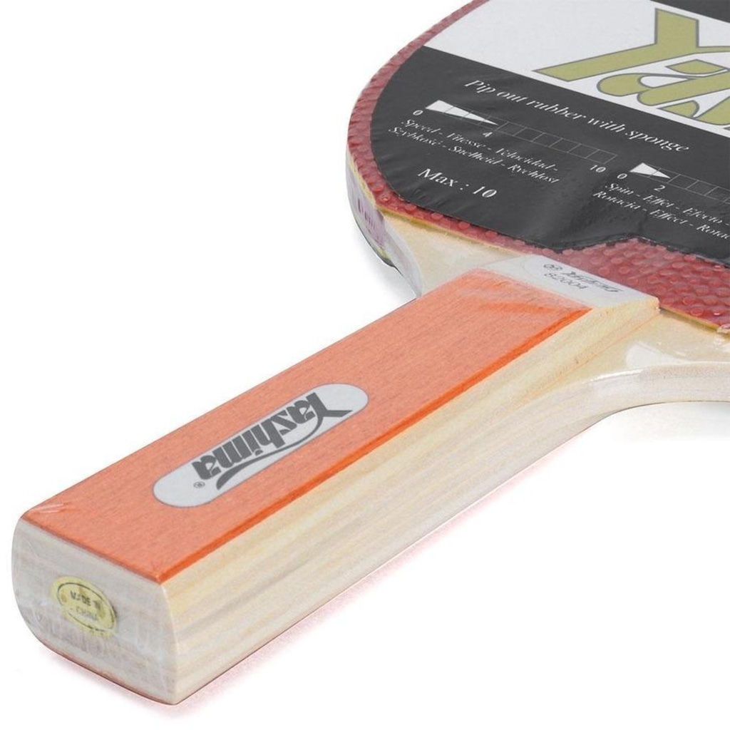 Imagem 4 do produto Raquete de Tênis de Mesa Yashima 82004 Pino Starter Learning Series Laranja