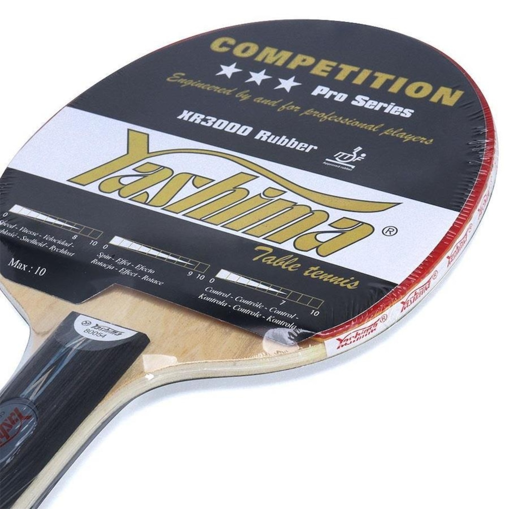 Imagem 2 do produto Raquete de Tênis de Mesa Yashima Caneta ITTF Lisa XR3000 Competition Pro Series