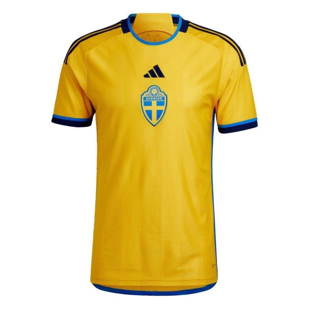 Camisa 1 da Suécia 22 adidas - Masculina - Foto 1