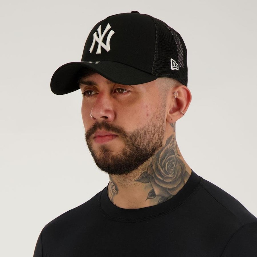 Imagem 3 do produto Boné Aba Curva New Era Mlb 940 New York Yankees Trucker - Snapback - Adulto