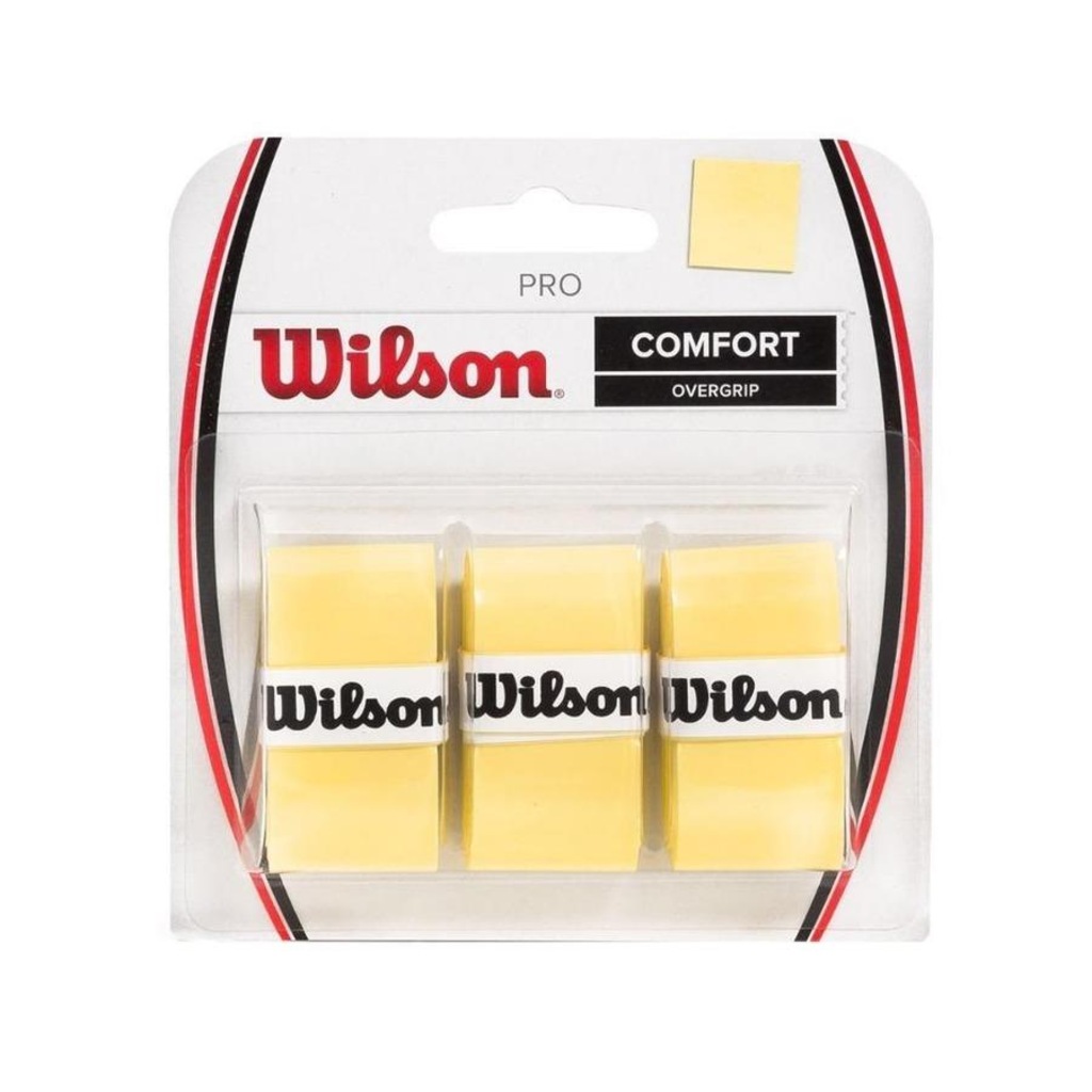 Overgrip Wilson Empunhadura Raquete Pro Comfort - 3 Unidades