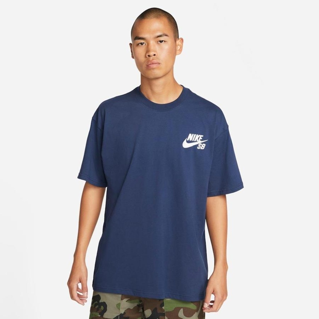 Camiseta Nike SB Logo Skate - Masculina - Foto 1