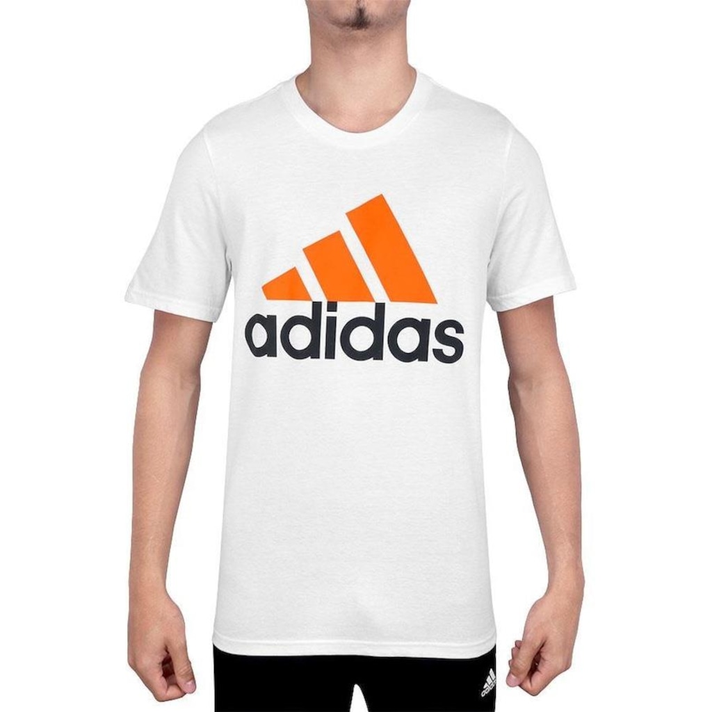 Camiseta adidas Manga Curta Logo - Masculina - Foto 1
