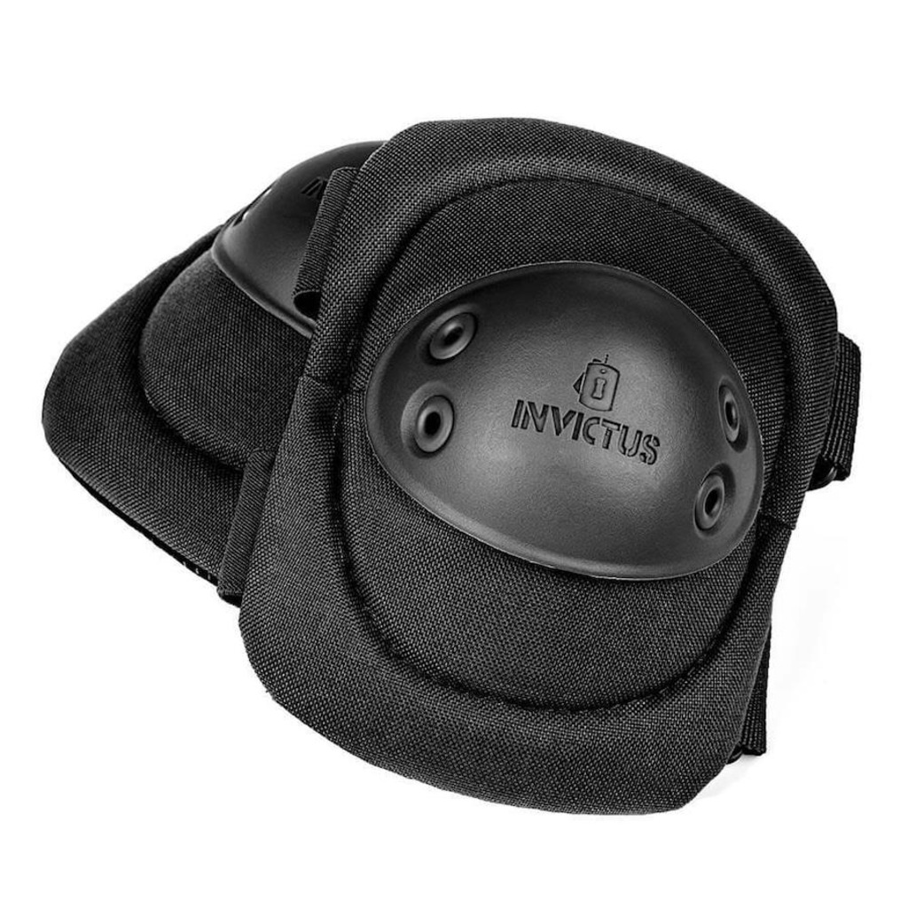 Cotoveleira Tática Invictus Protec TPU Rebites Metálicos