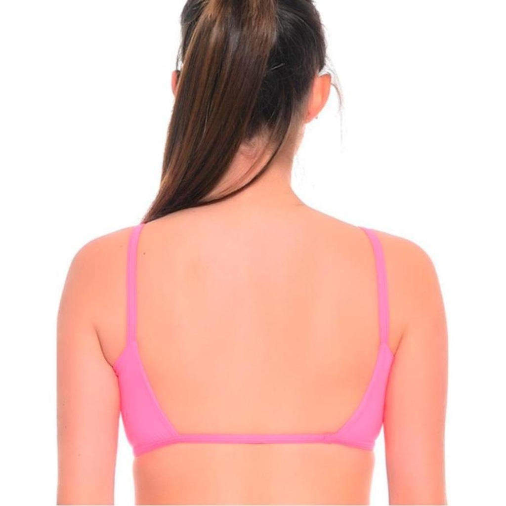 Imagem 2 do produto Top Fitness com Bojo Shark Franzido Beach Tennis - Feminino