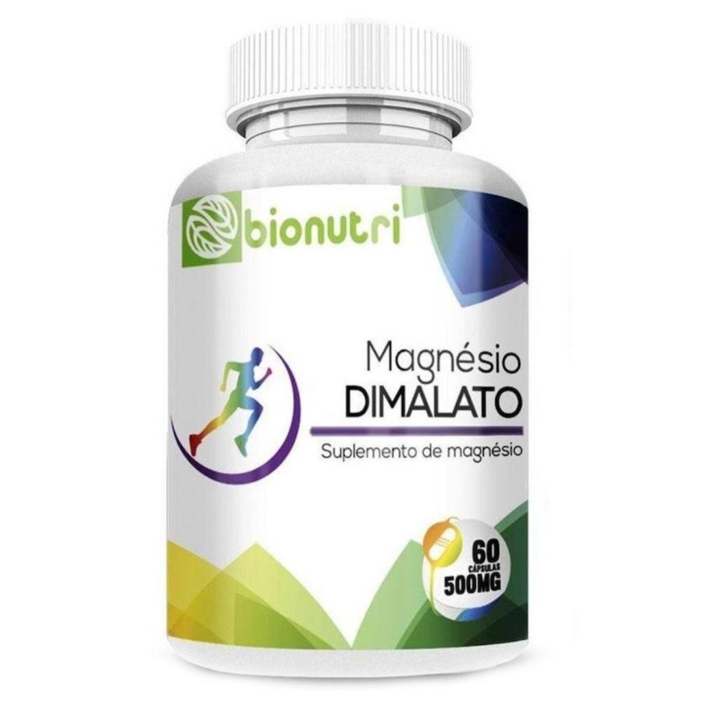 Magnésio Dimalato Concentrado 100% Puro Bionutri - 60 cápsula - Foto 1