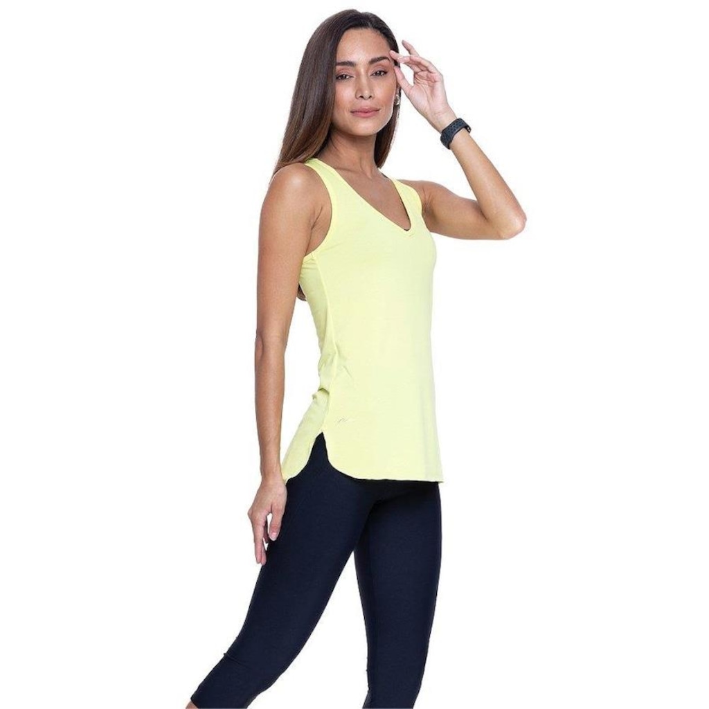 Imagem 4 do produto Camiseta Regata Run More New Trip Alongada - Feminina