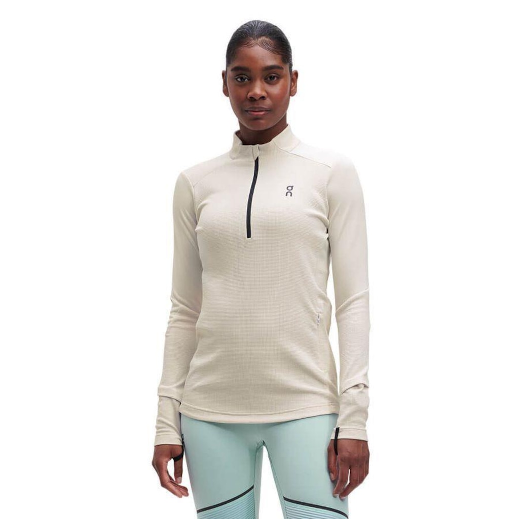 Camiseta On Running Manga Longa Climate - Feminina - Foto 1