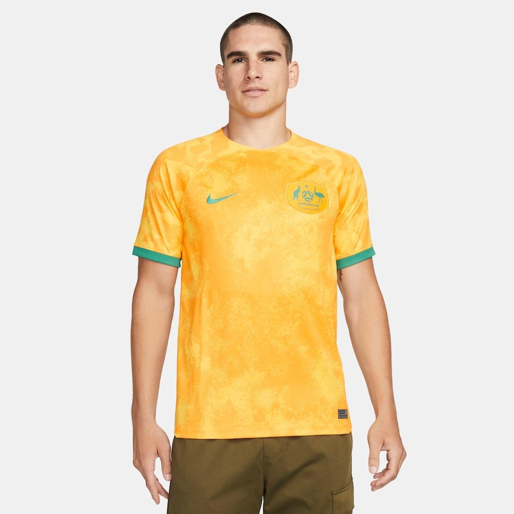 Camisa Austrália I 22/23 Nike Torcedor Pro - Masculina - Foto 1