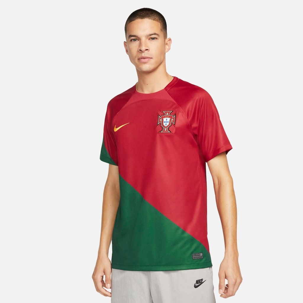 Camisa Portugal I 22/23 Nike  Torcedor Pro - Masculina - Foto 1