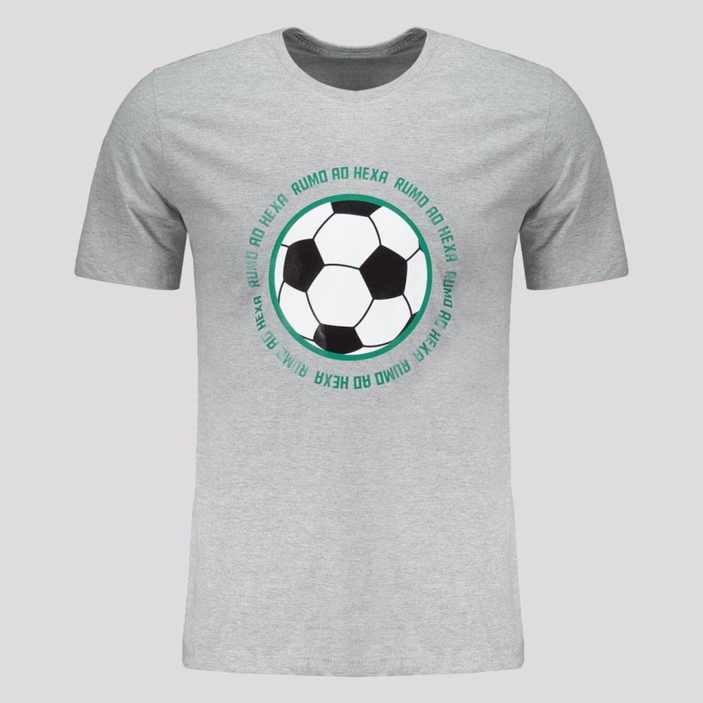 Camisa Futfanatics Bola Rumo ao Hexa - Masculina