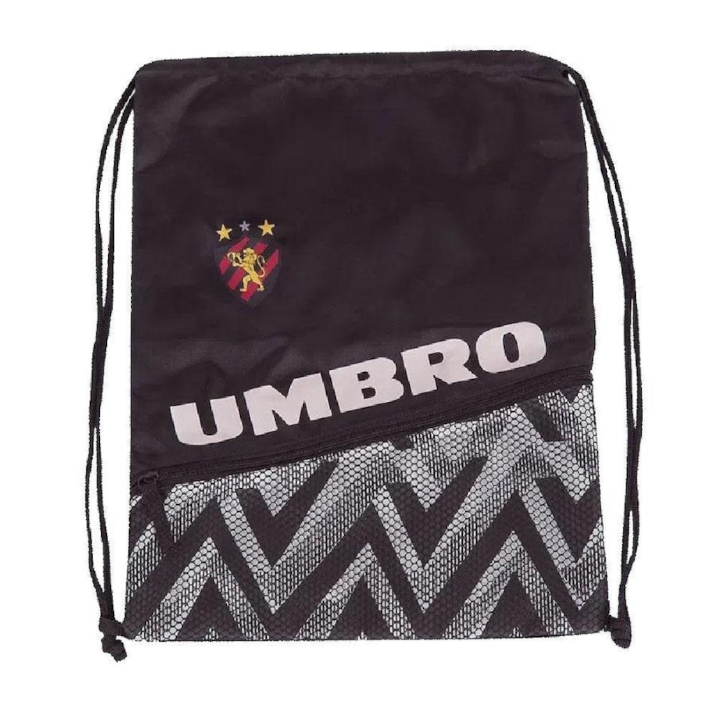 Sacola Gym Sack do Sport Recife Clubes 2021 Umbro - 1,5 Litros