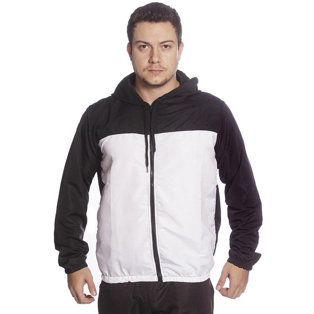 Imagem 2 do produto Jaqueta Corta Vento com Zíper e Capuz TM001 New Fox - Masculina