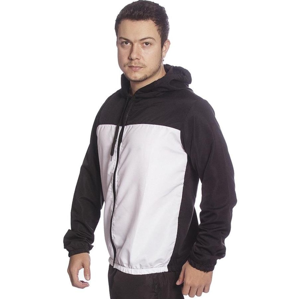 Imagem 3 do produto Jaqueta Corta Vento com Zíper e Capuz TM001 New Fox - Masculina