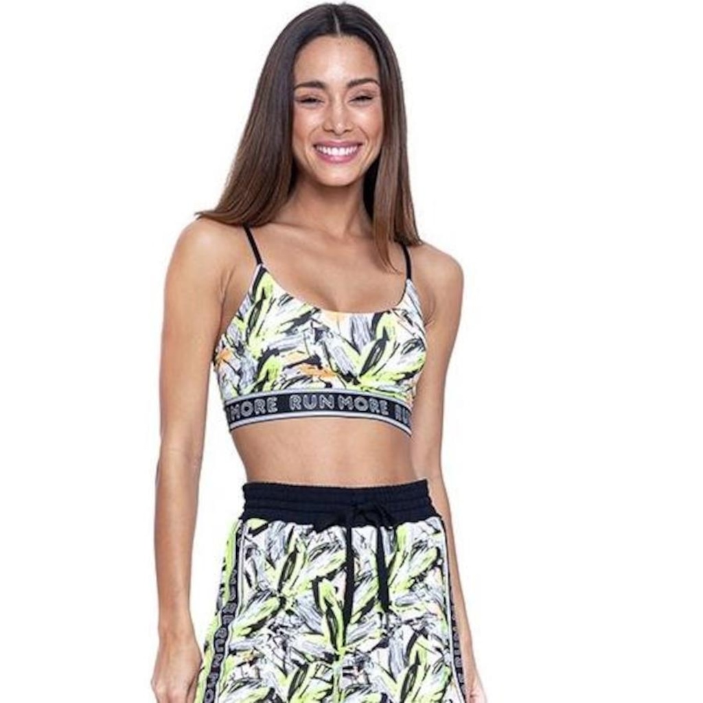 Top Fitness com Bojo Run More Sublime Viii - Feminino