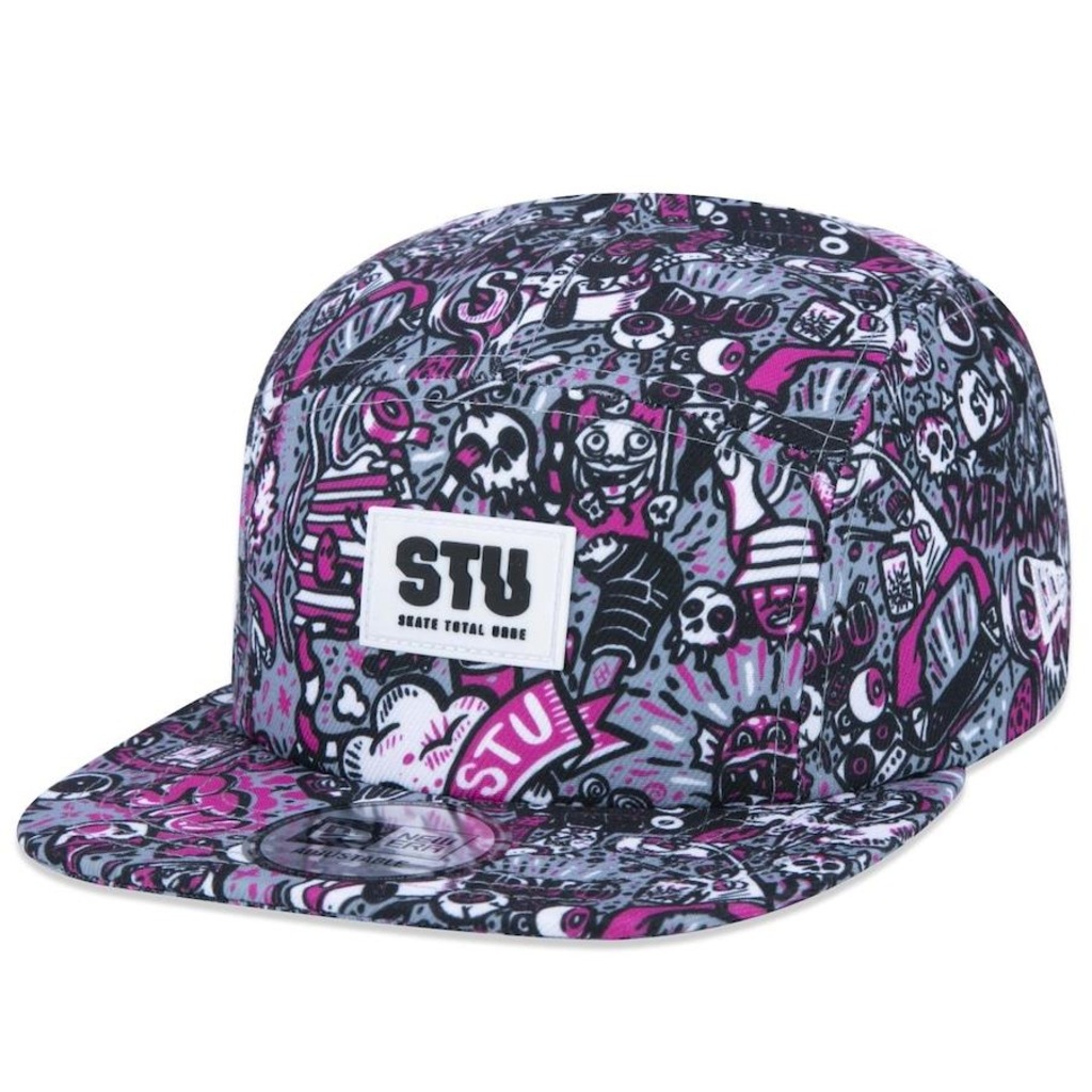 Boné Aba Reta New Era Camper STU Total Urbe - Strapback - Adulto - Foto 1