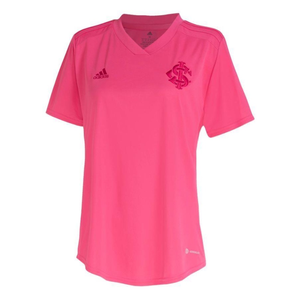 Camisa do Internacional 22 adidas Outubro Rosa - Feminina - Foto 1