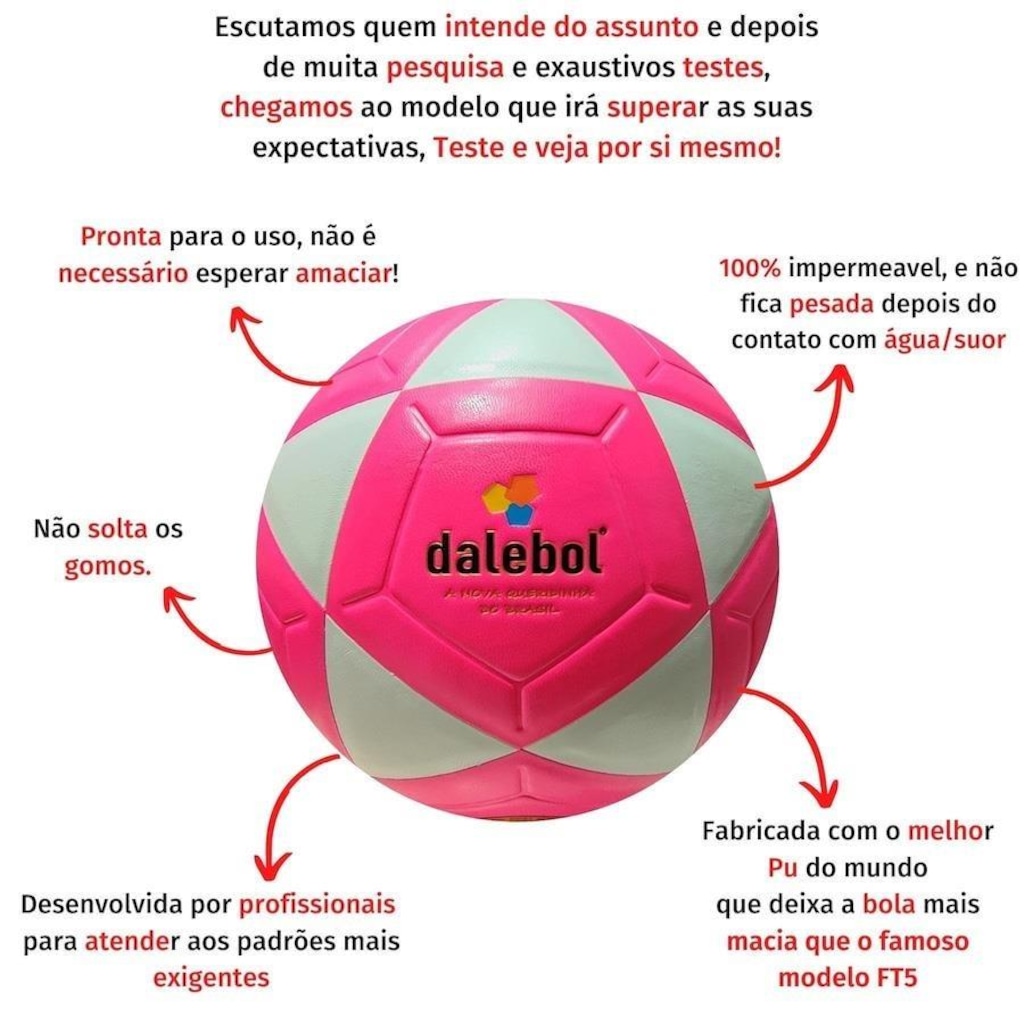 Bola de Futevôlei Dalebol Ft5 Pro - Foto 1