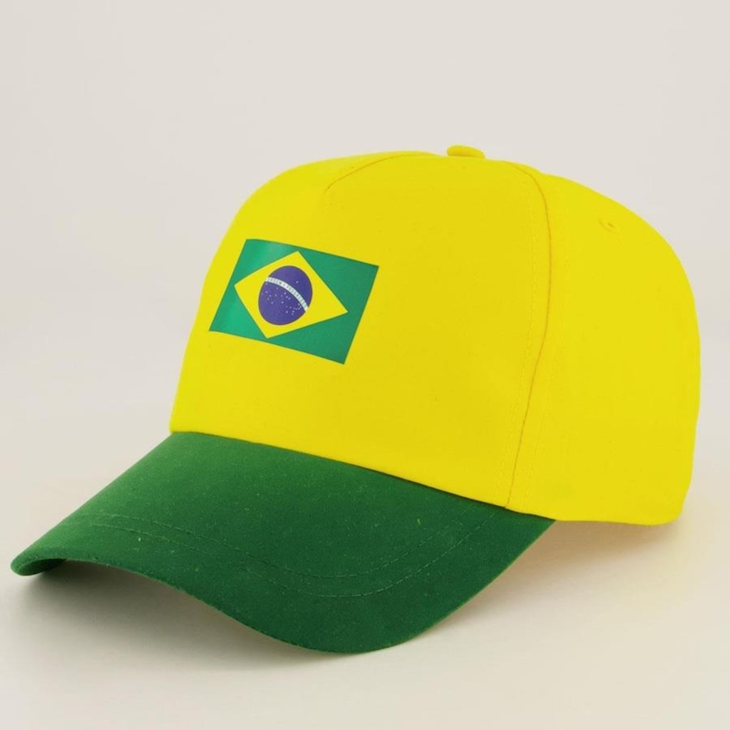 Boné Aba Curva Futfanatics Brasil - Velcro