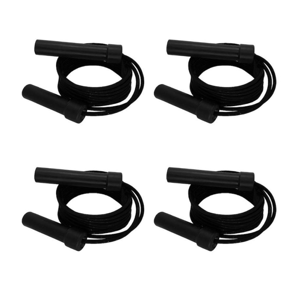 Kit de Cordas de Pular Spank Regulável com Rolamento - 4 Unds