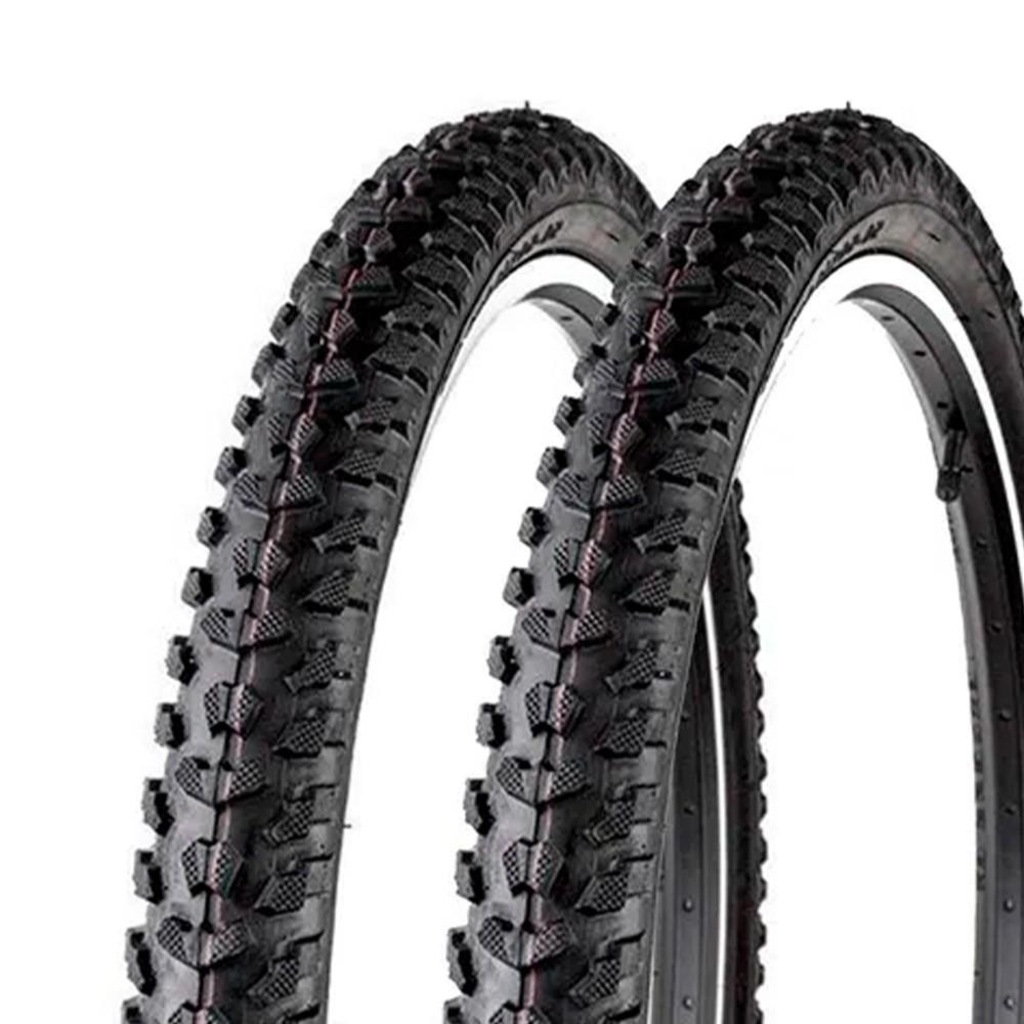 Kit Par de Pneus Levorin Excess Ex Aro 26X1.95 MTB + 2 Câmaras Kenda - Foto 2