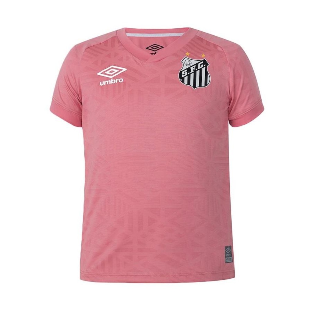 Camisa Umbro Santos Outubro 2022 - Infantil - Foto 1