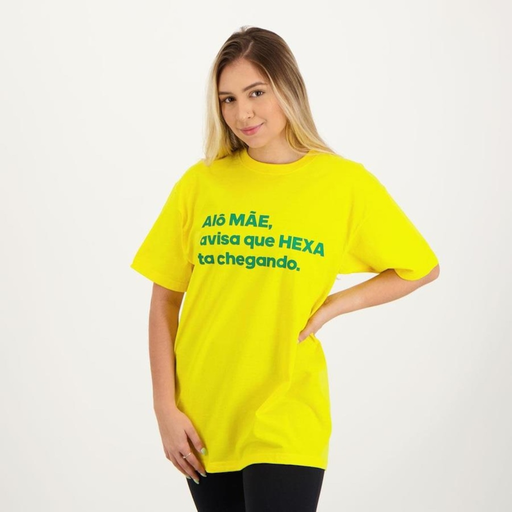Imagem 2 do produto Camiseta Futfanatics Brasil Alô Mãe - Masculina