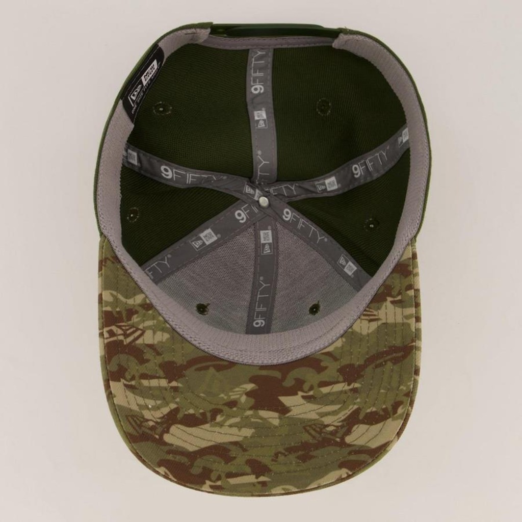 Boné Aba Curva New Era Neutral Wild 950 Camo - Snapback - Foto 4