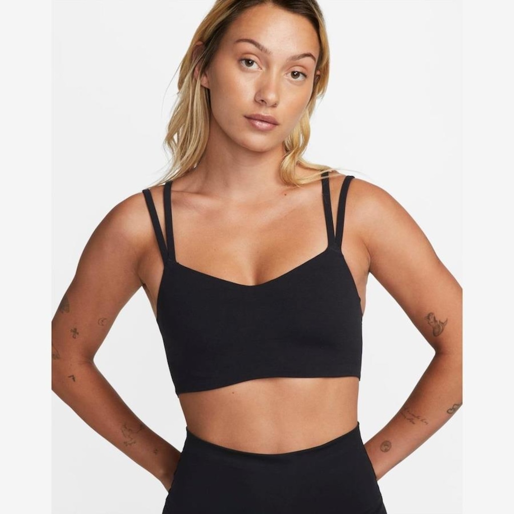 Top Fitness com Bojo Nike Dri-FIT Alate Trace - Feminino - Foto 1